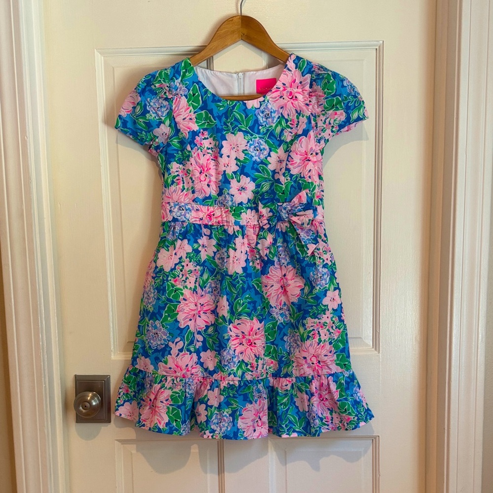 Girls Lilly Pulitzer, Alexandra Cotton Dress size 10